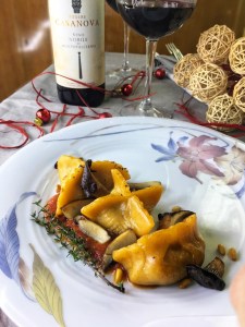 Dumpling di Capodanno "Bacco Natale" Ricetta e foto: Orsola Ciriello Kogan