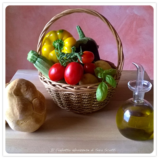 Gli ingredienti per il ciabotto abruzzese di Sara Scutti