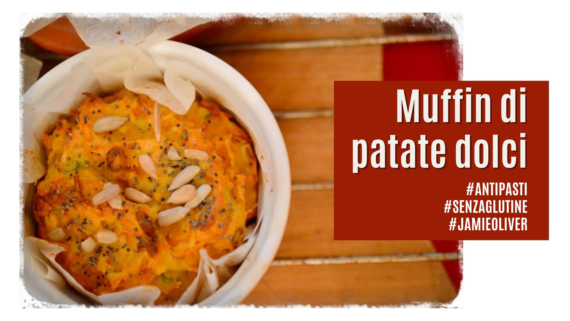 Muffin o tortine di patate dolci di Jamie Oliver