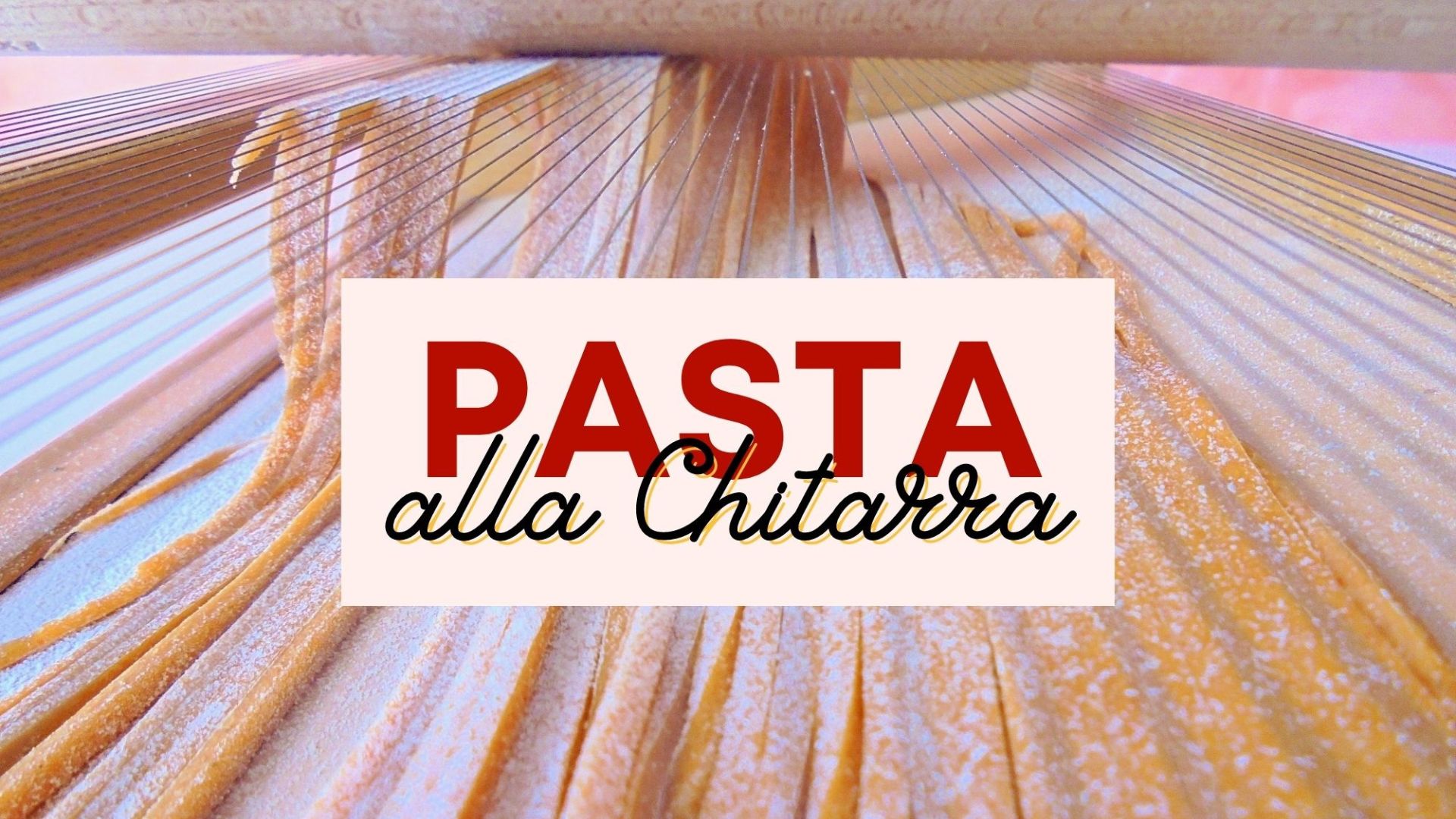 Gli spaghetti al peperone rosso di Altino sono sulla chitarra (cov)