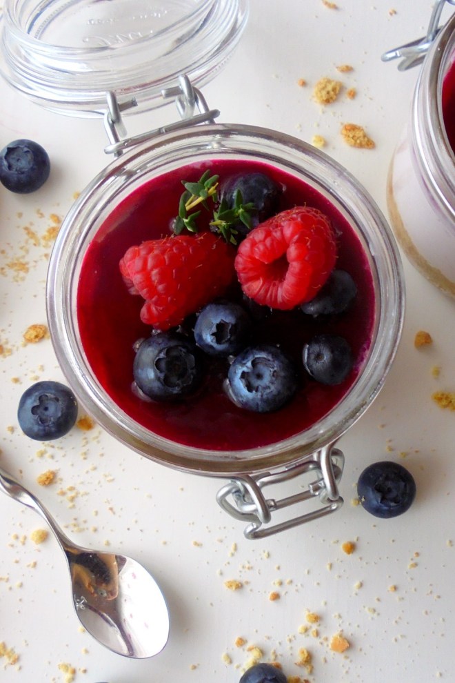 Cheesecake estiva (senza cottura) nel barattolo