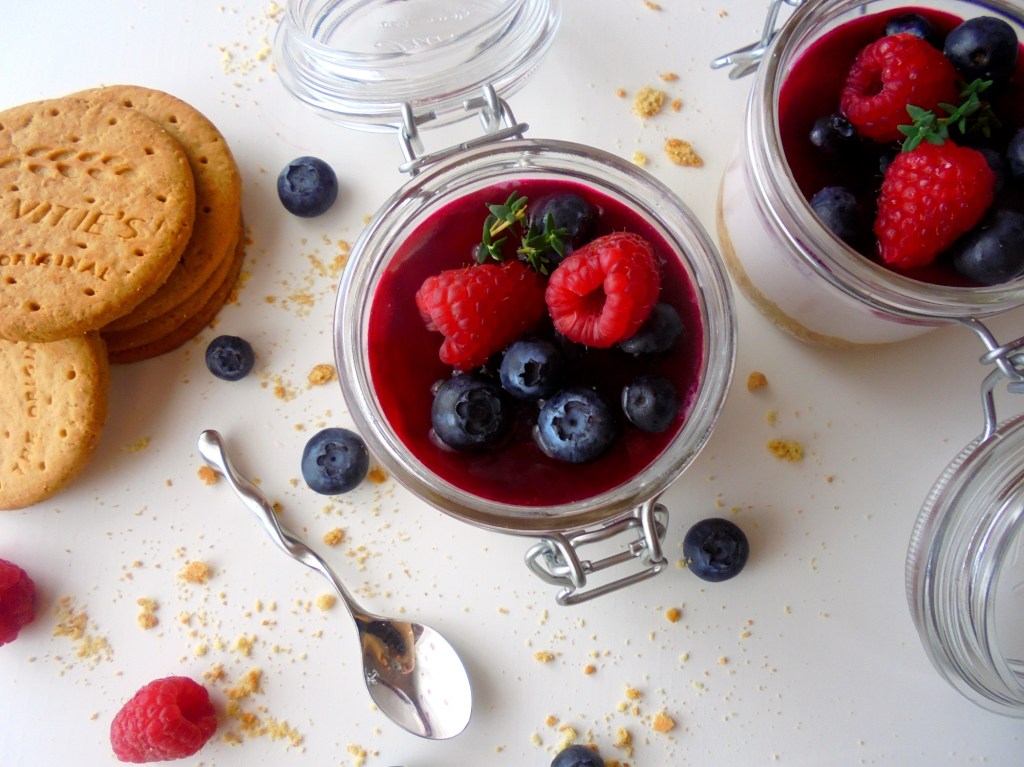 Barattoli di Cheesecake estiva (senza cottura)